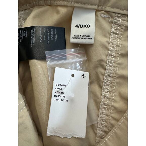 BDG Rih Baggy Cargo Pant NWT Sz 4 Barrel Leg Cotton Elastic Waist 90s Y2K - Picture 4 of 13